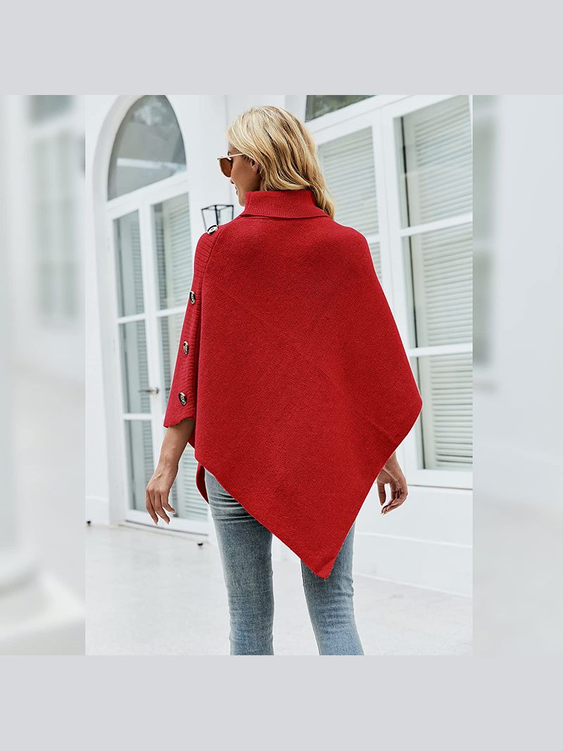 Пончо Женское Теплое