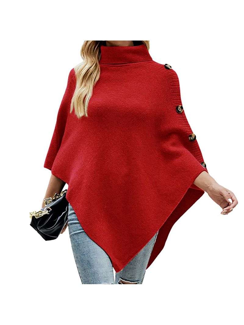 Пончо Женское Теплое