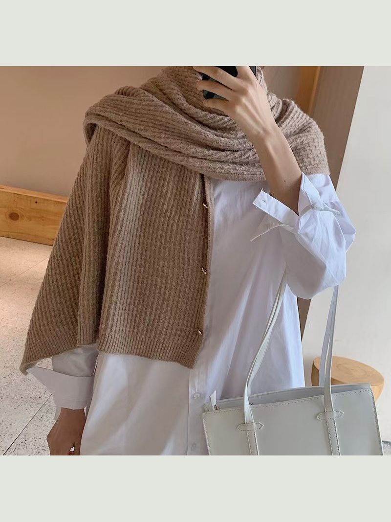 Пончо Женское Теплое