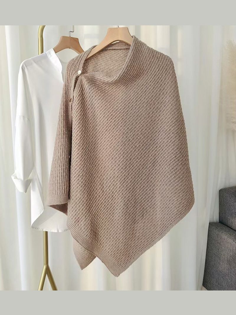 Пончо Женское Теплое