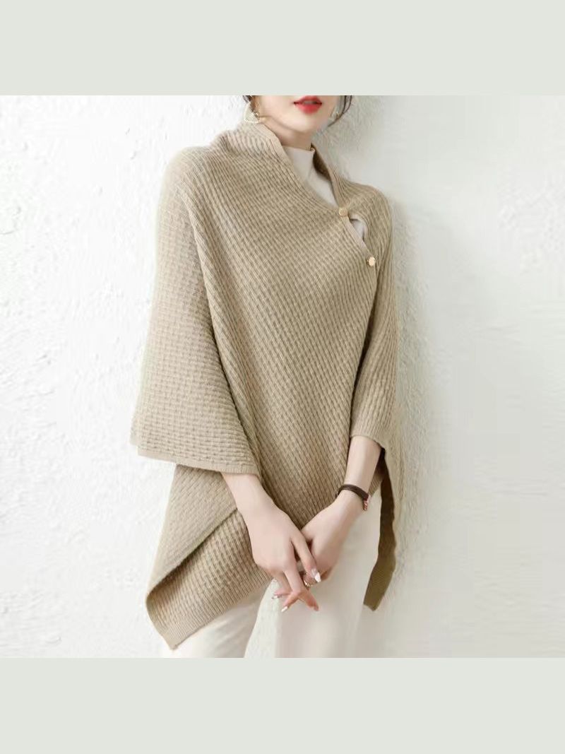 Пончо Женское Теплое