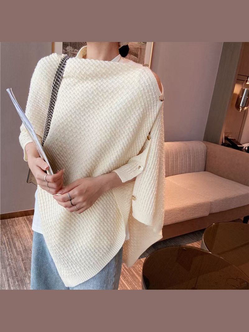 Пончо Женское Теплое