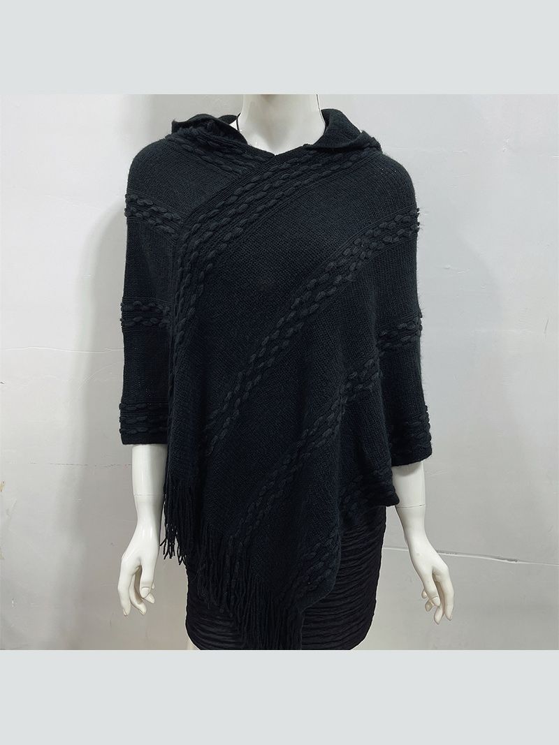 Пончо Женское Теплое