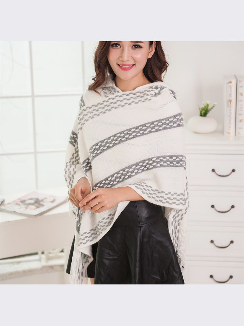 Пончо Женское Теплое