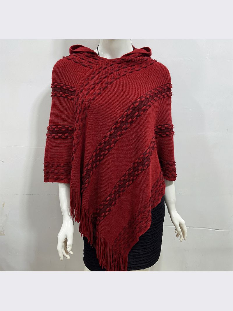 Пончо Женское Теплое