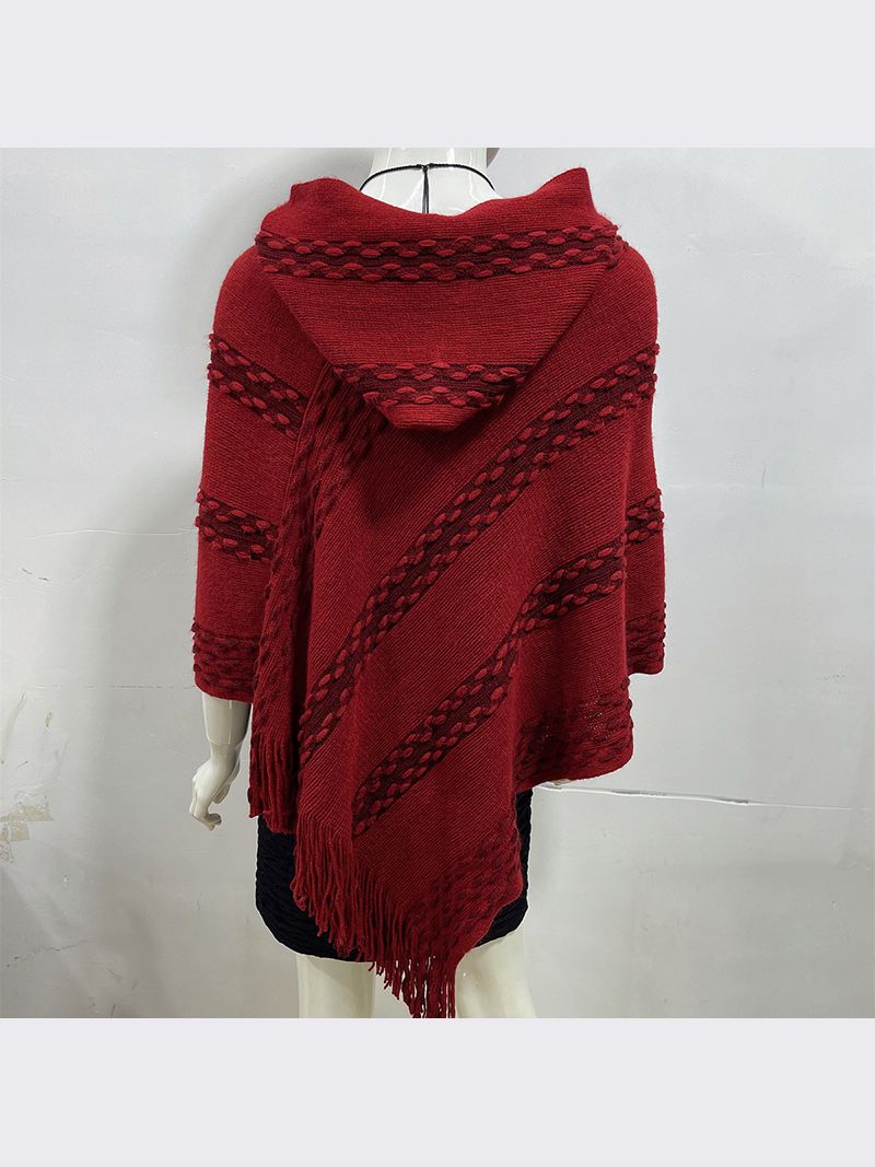 Пончо Женское Теплое