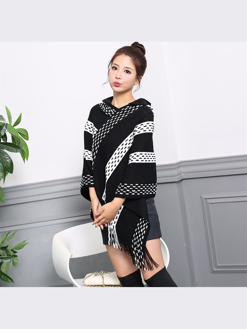 Пончо Женское Теплое