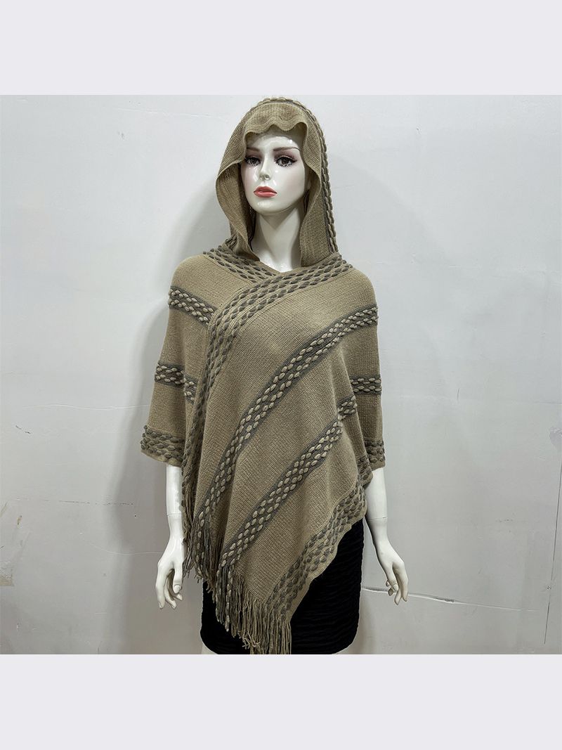 Пончо Женское Теплое