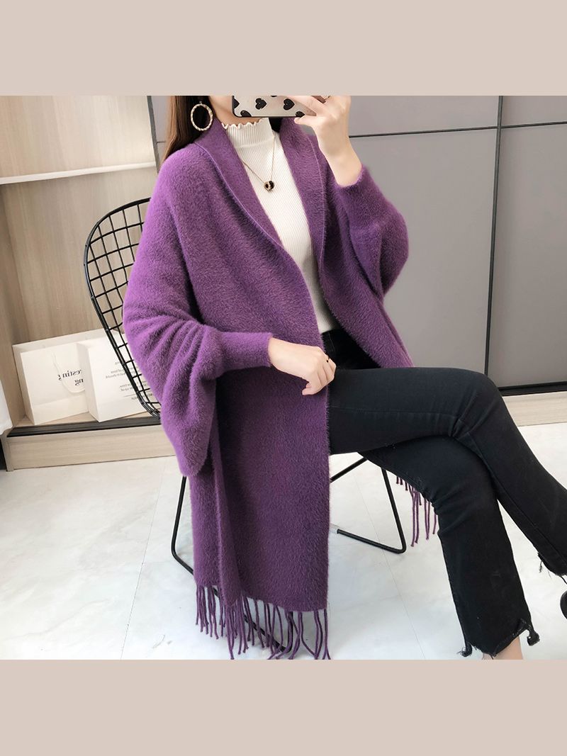 Пончо Женское Теплое