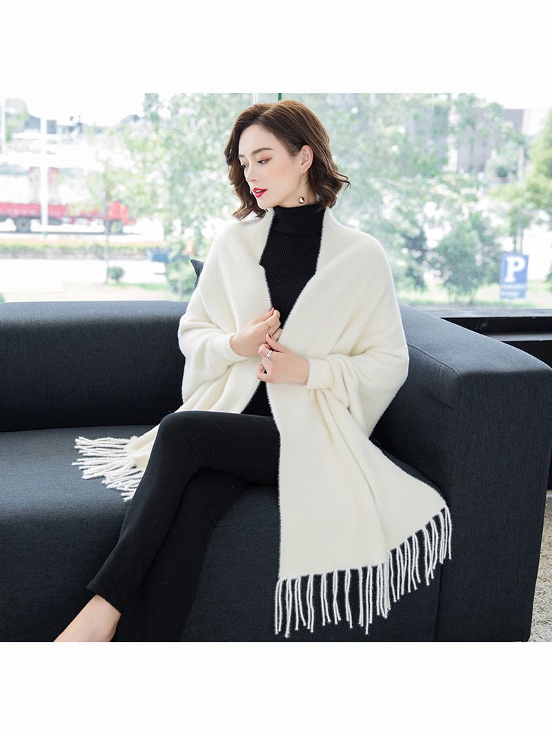 Пончо Женское Теплое