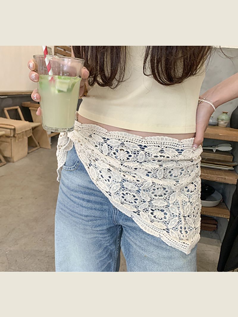 Кружевной Платок На Пояс