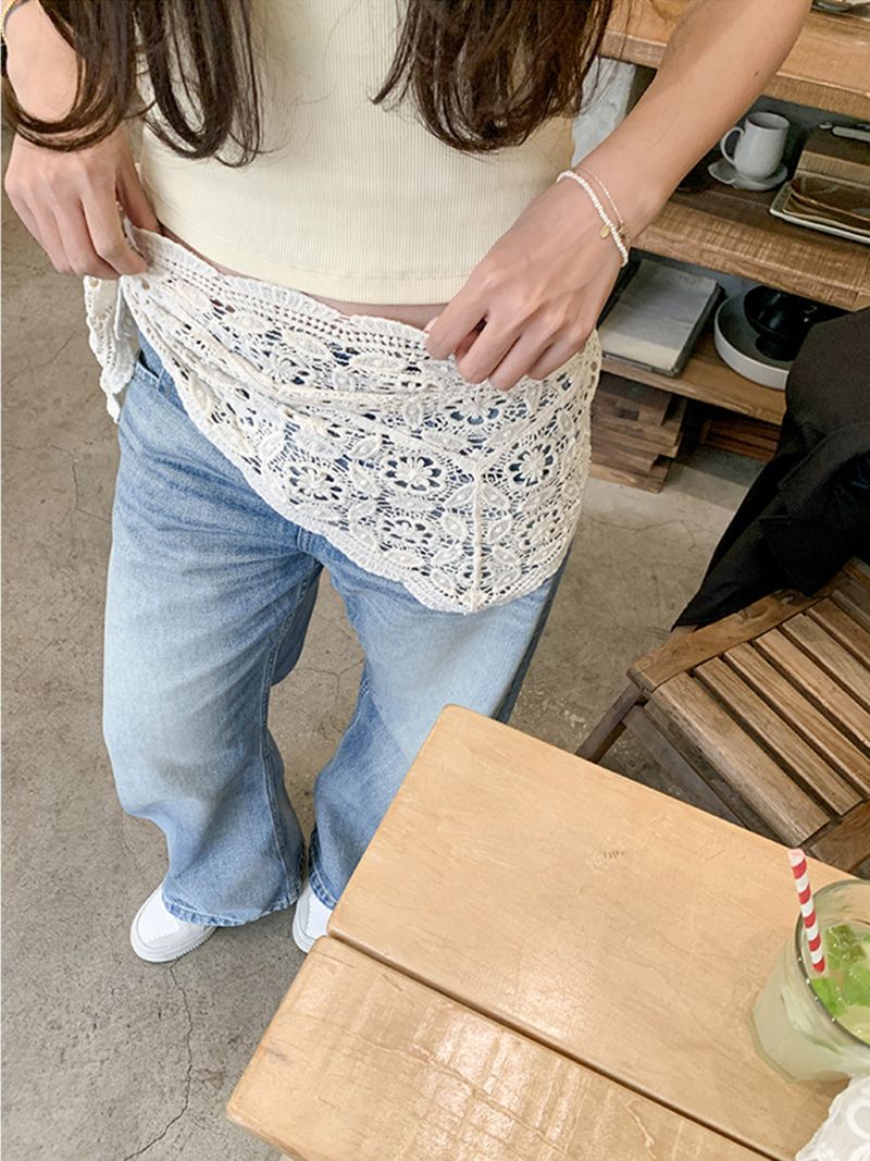 Кружевной Платок На Пояс