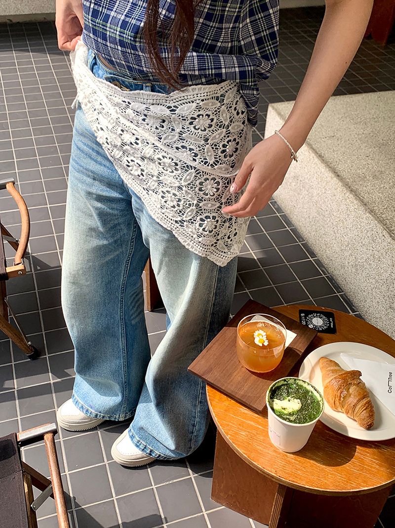 Кружевной Платок На Пояс