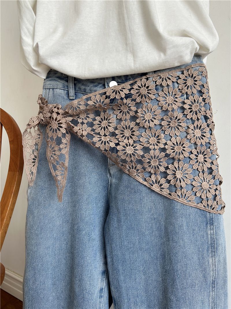 Кружевной Платок На Пояс