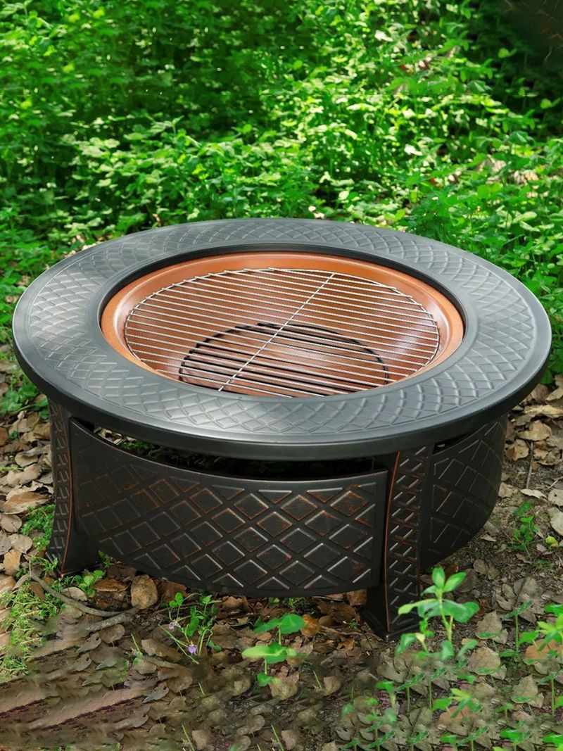 Костровая Чаша С Крышкой