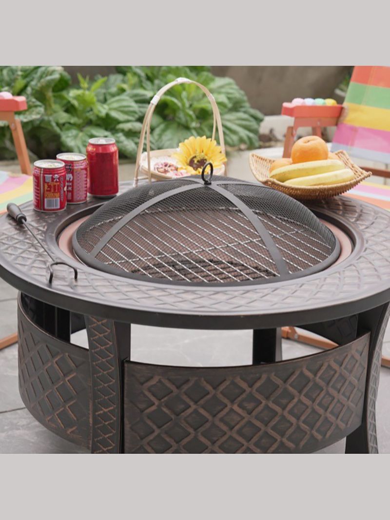 Костровая Чаша С Крышкой