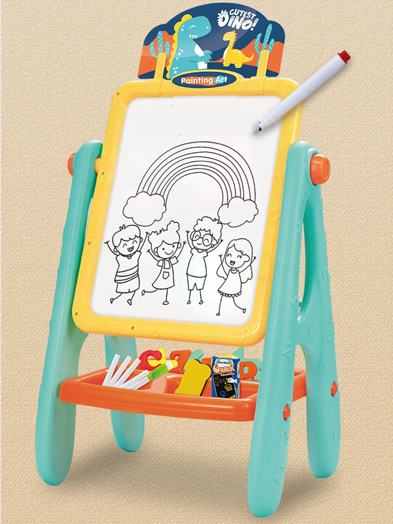 Мольберт Детский Двухсторонний С Набором