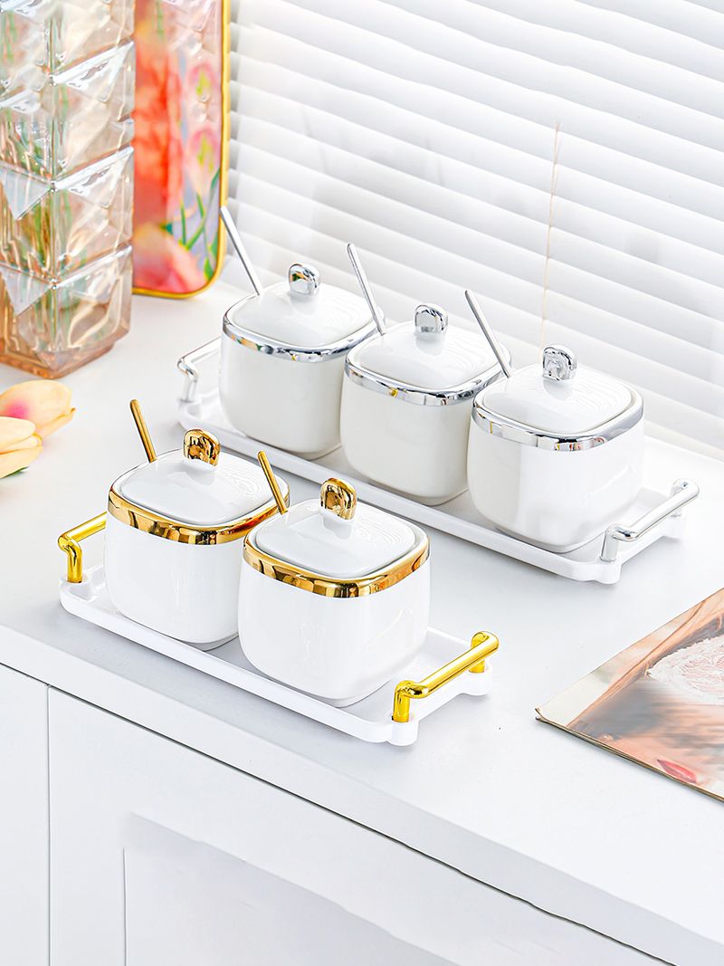 Набор Сахарница И Солонка На Подставке