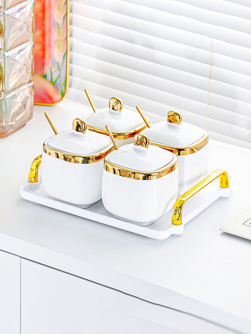 Набор Сахарница И Солонка На Подставке