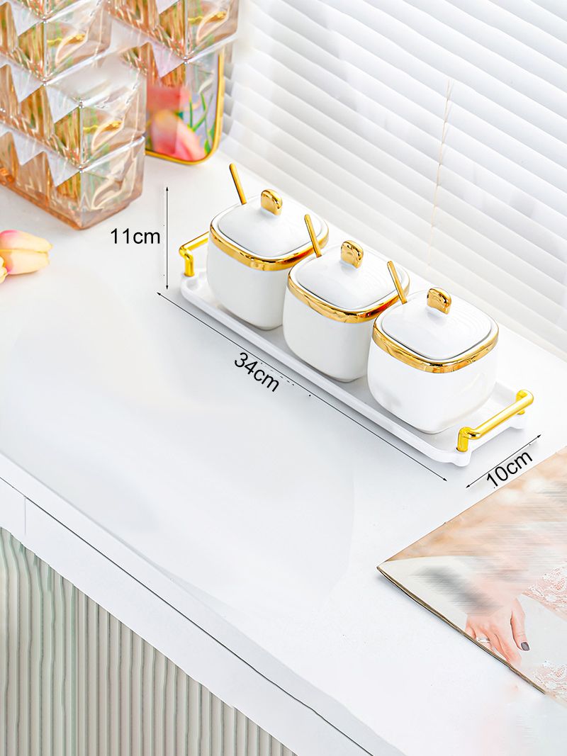 Набор Сахарница И Солонка На Подставке