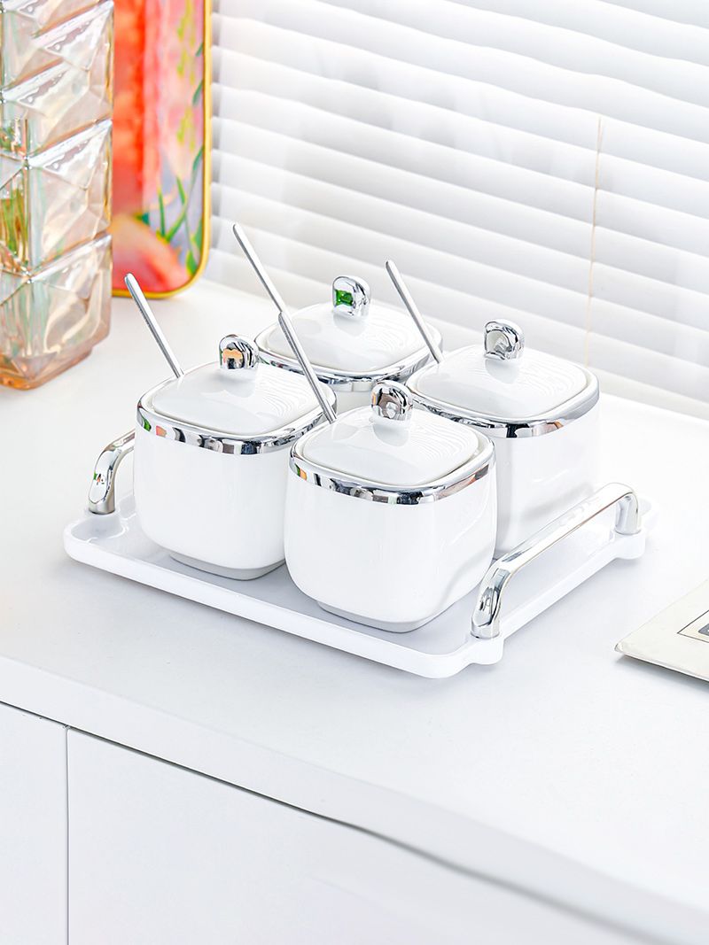 Набор Сахарница И Солонка На Подставке