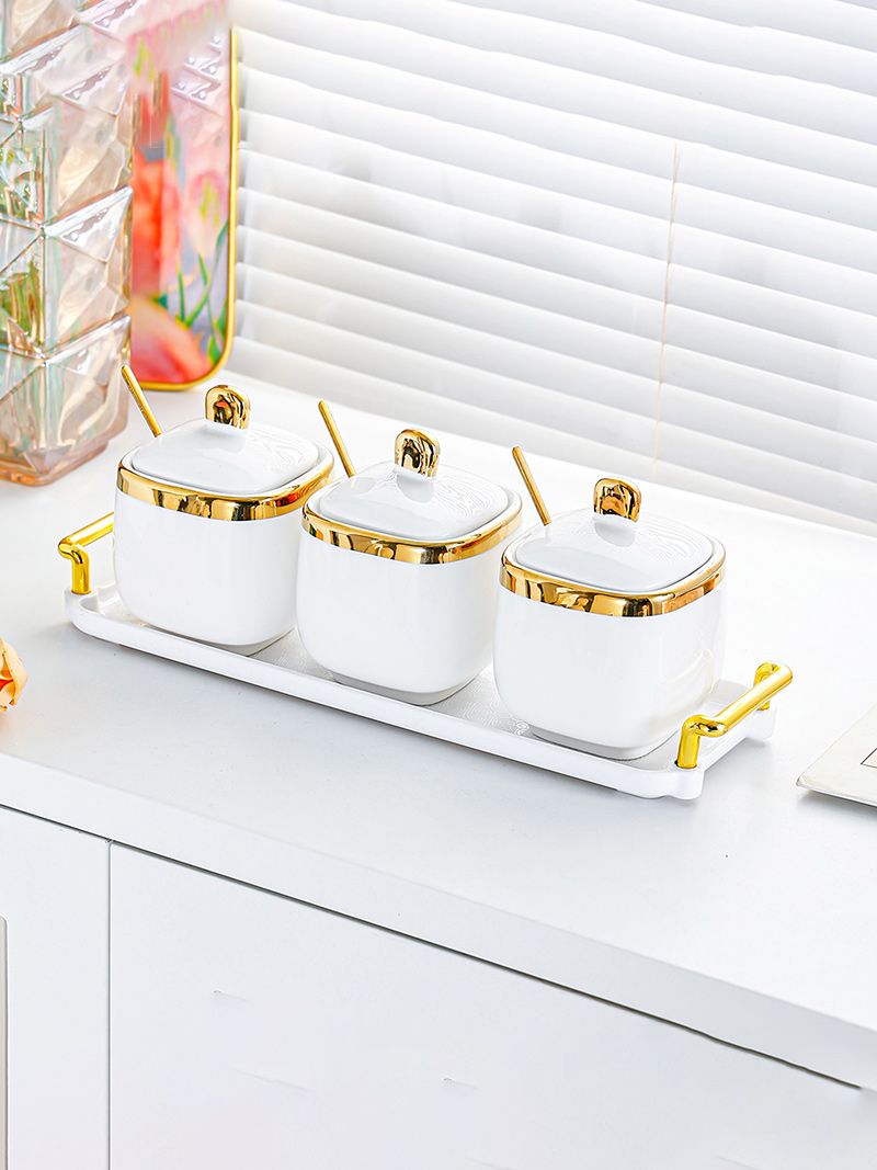 Набор Сахарница И Солонка На Подставке