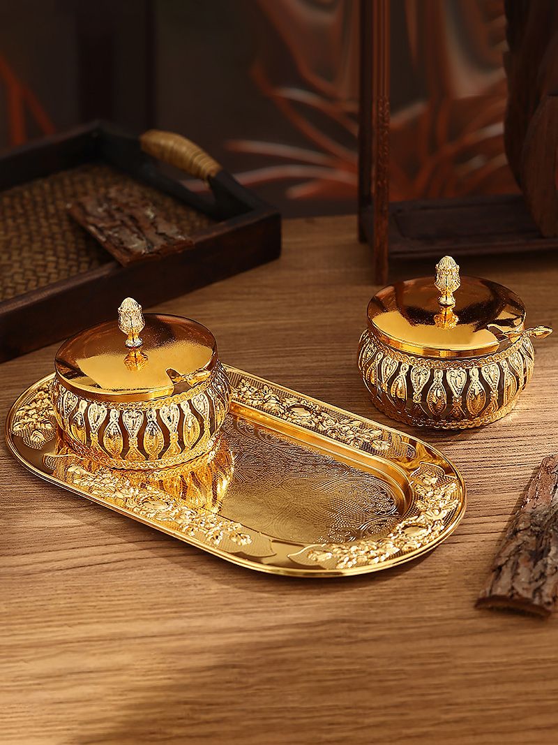 Набор Сахарница И Солонка На Подставке