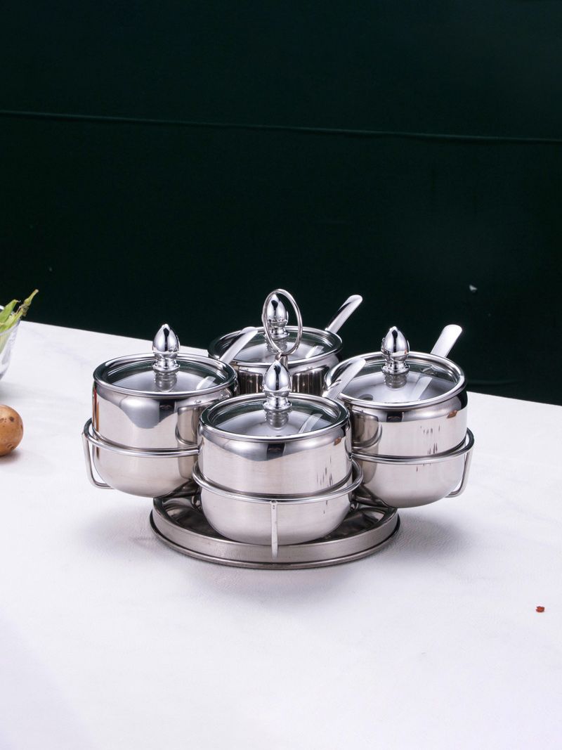 Набор Сахарница И Солонка На Подставке