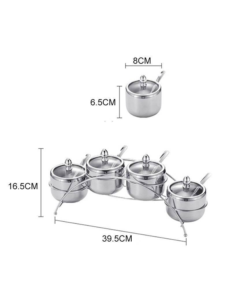 Набор Сахарница И Солонка На Подставке