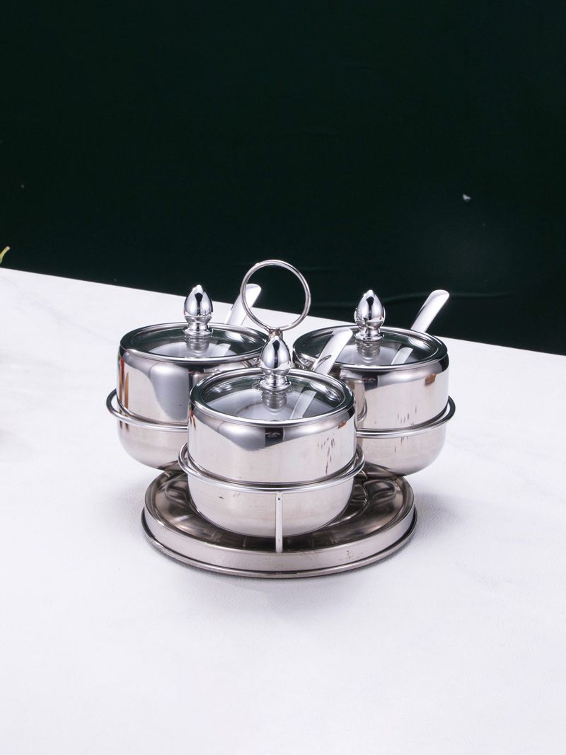 Набор Сахарница И Солонка На Подставке