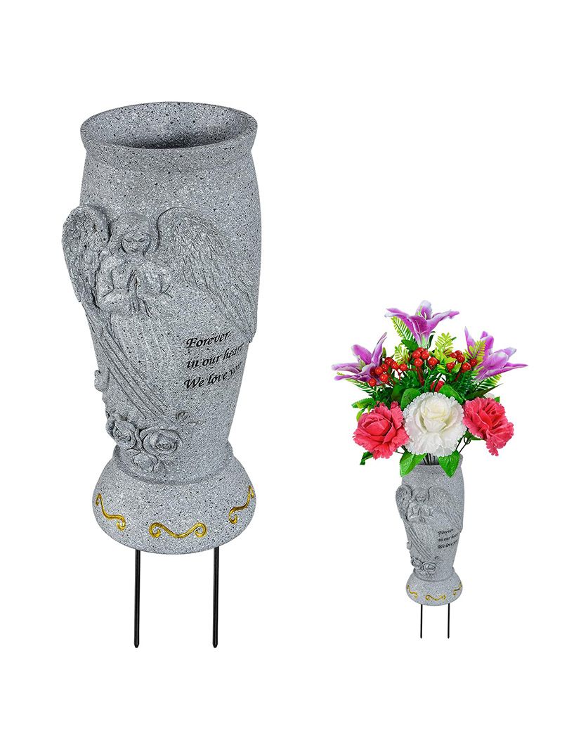 Вазон На Кладбище С Колышком