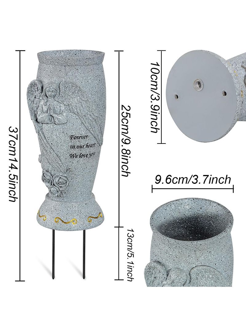 Вазон На Кладбище С Колышком