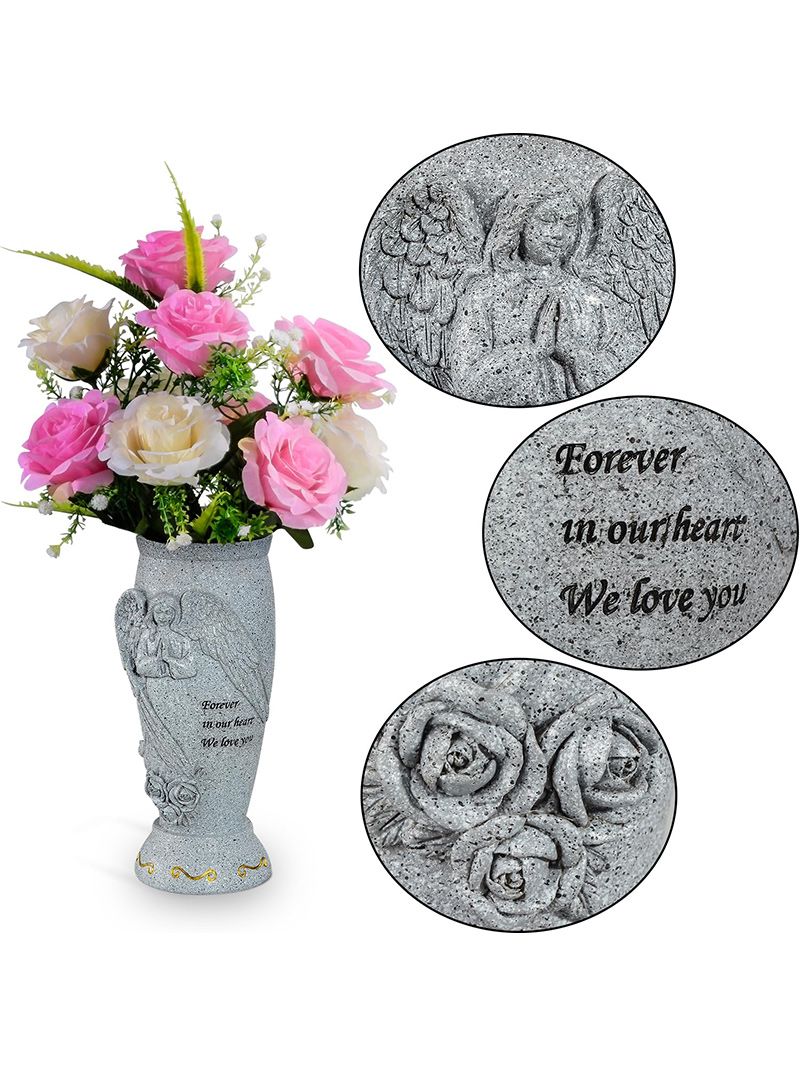 Вазон На Кладбище С Колышком