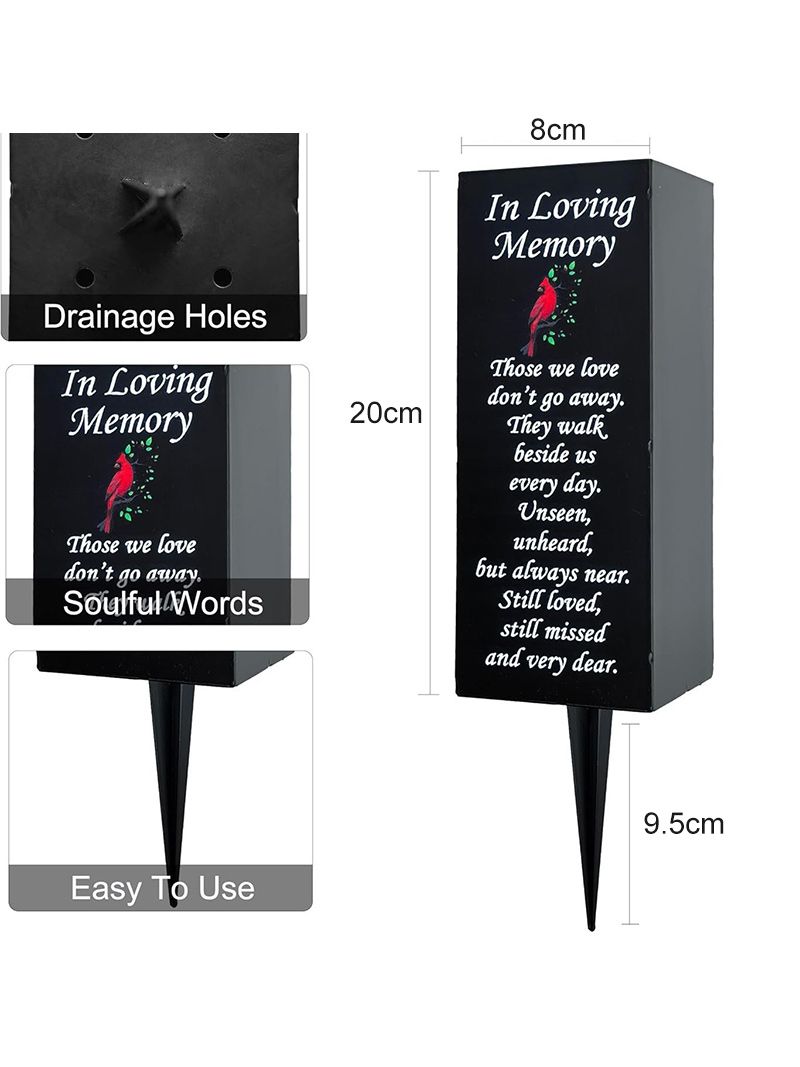 Вазон На Кладбище С Колышком