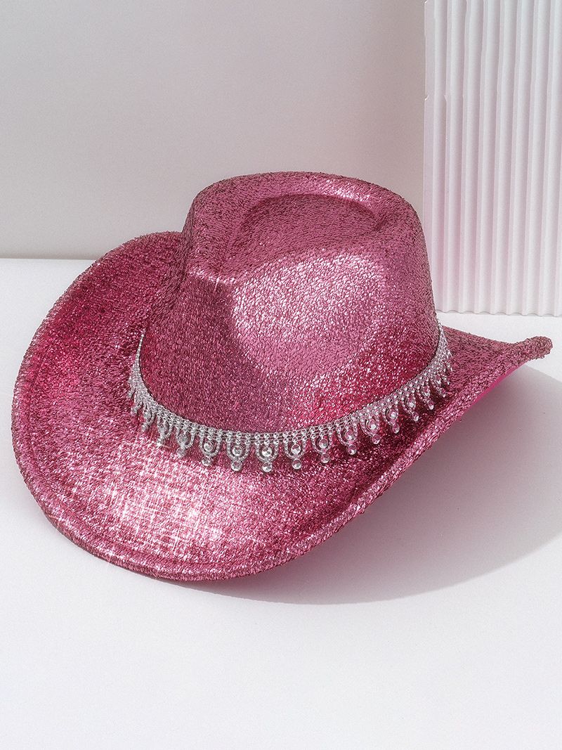 Ковбойская Шляпа Розовая