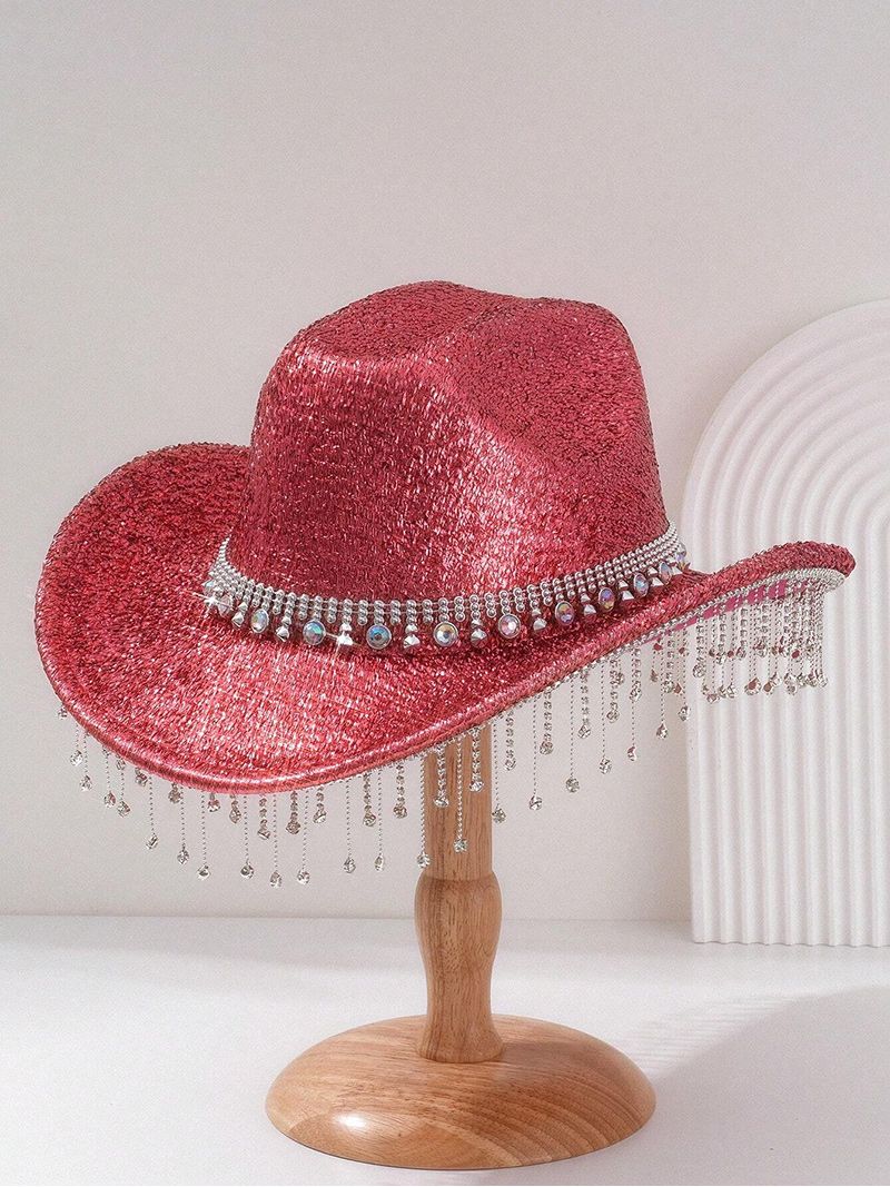 Ковбойская Шляпа Розовая