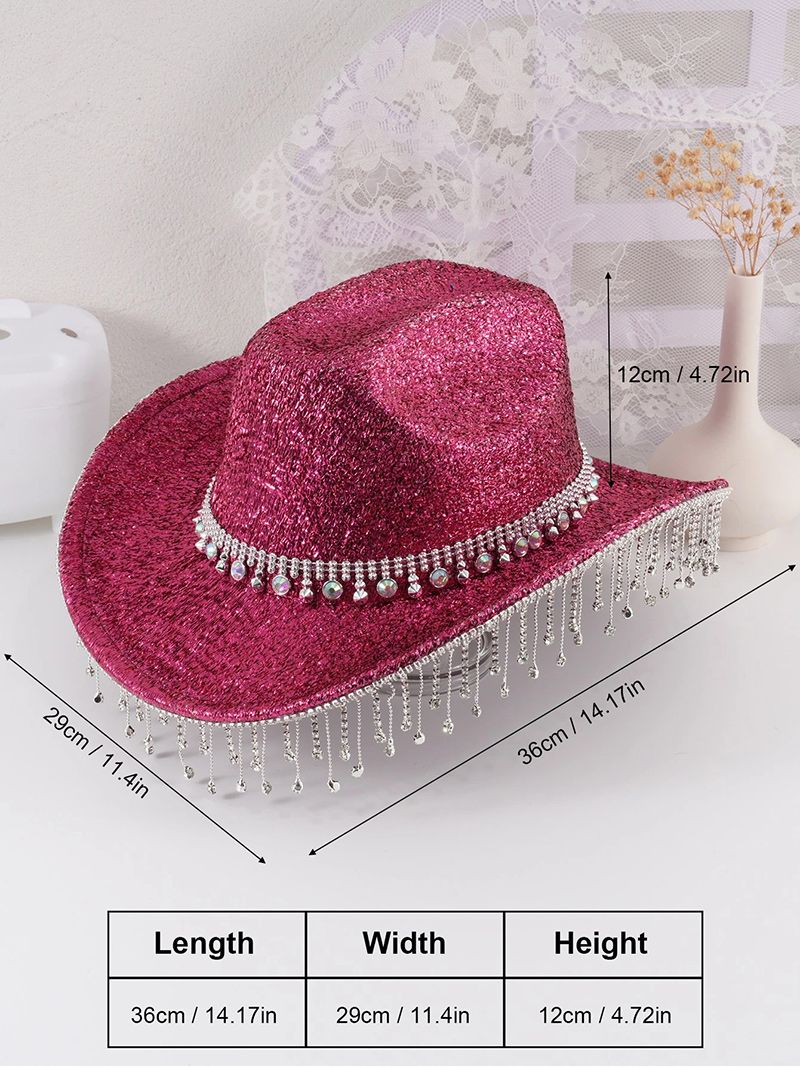 Ковбойская Шляпа Розовая