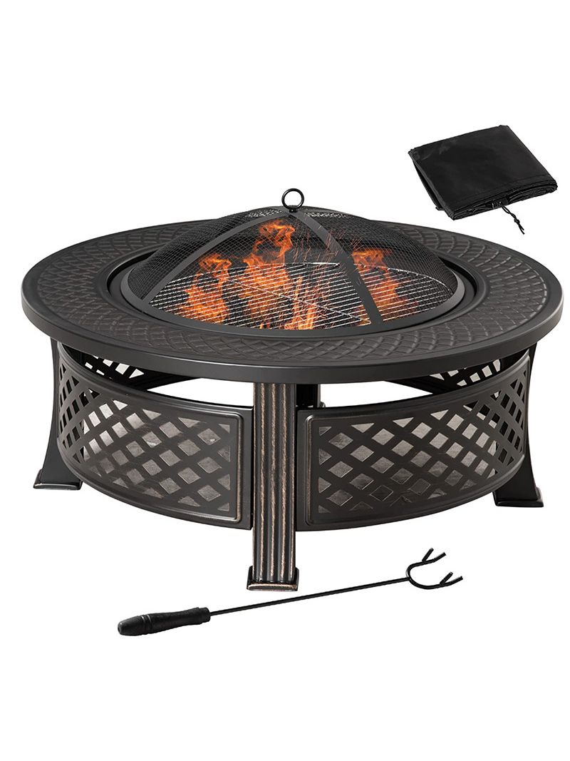 Костровая Чаша С Крышкой