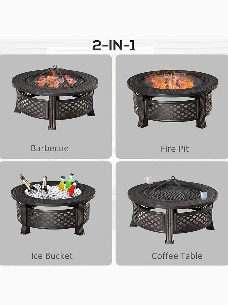 Костровая Чаша С Крышкой