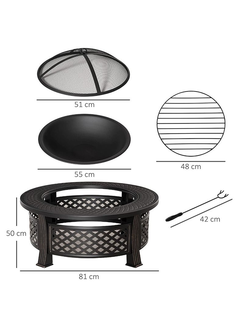 Костровая Чаша С Крышкой