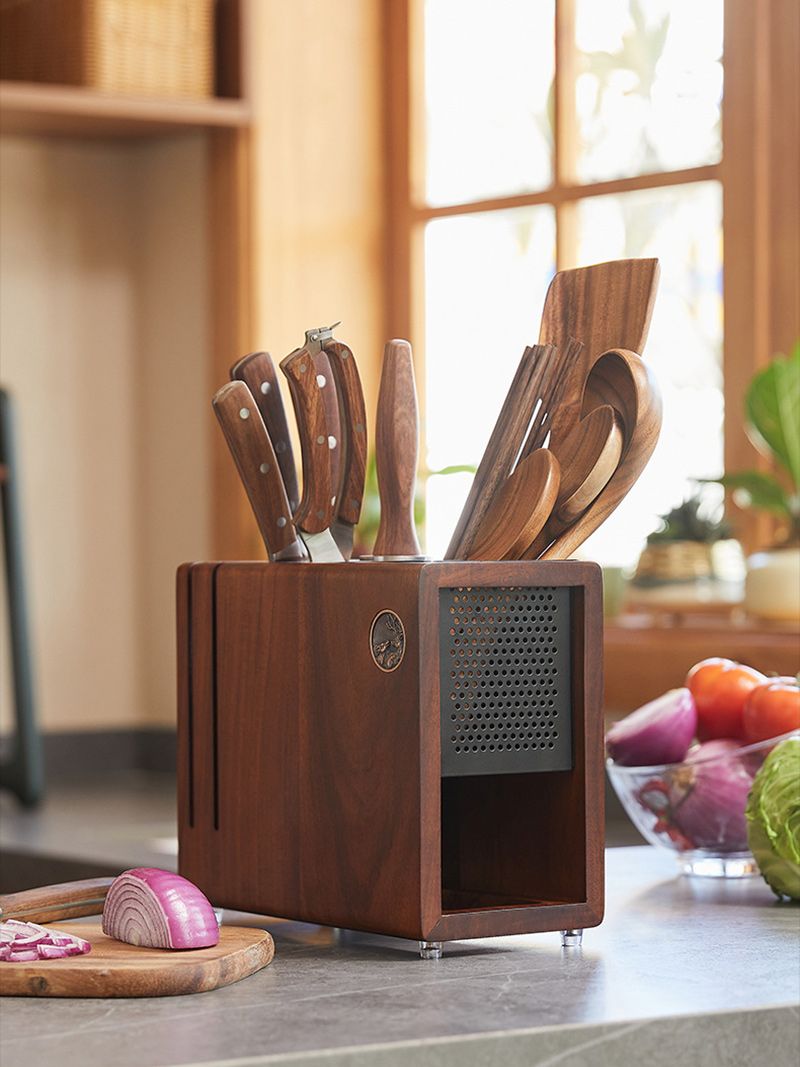 Подставка Для Ножей Деревянная