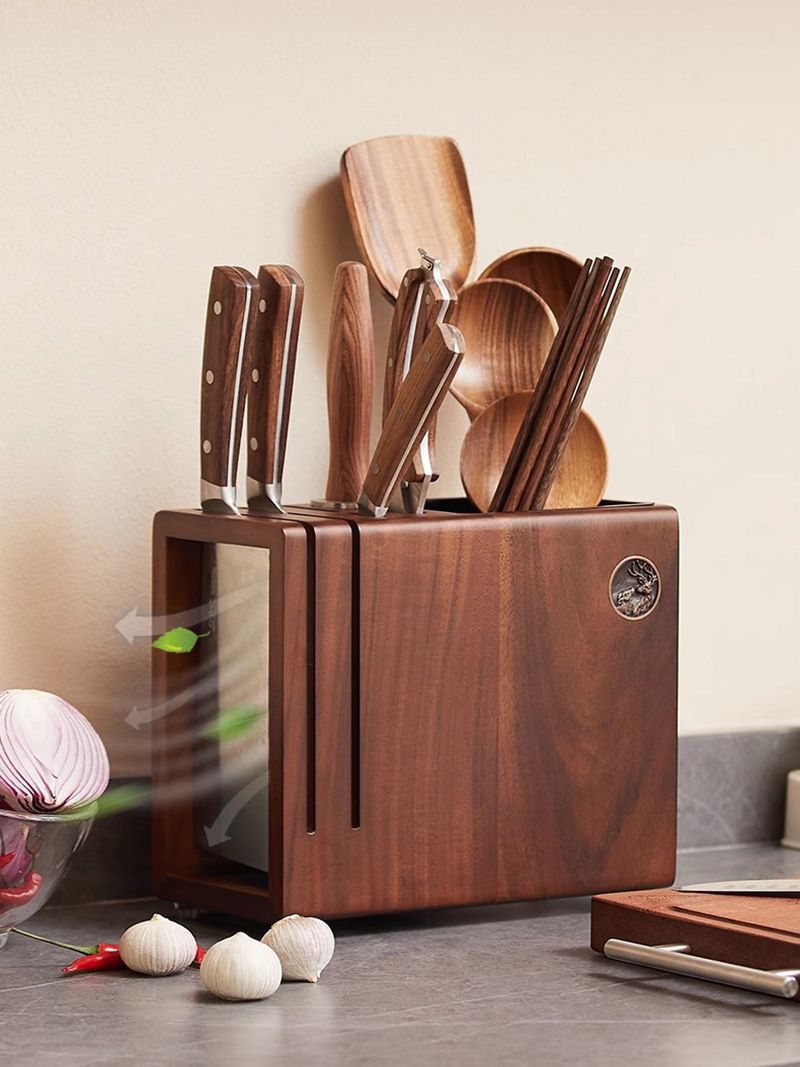 Подставка Для Ножей Деревянная