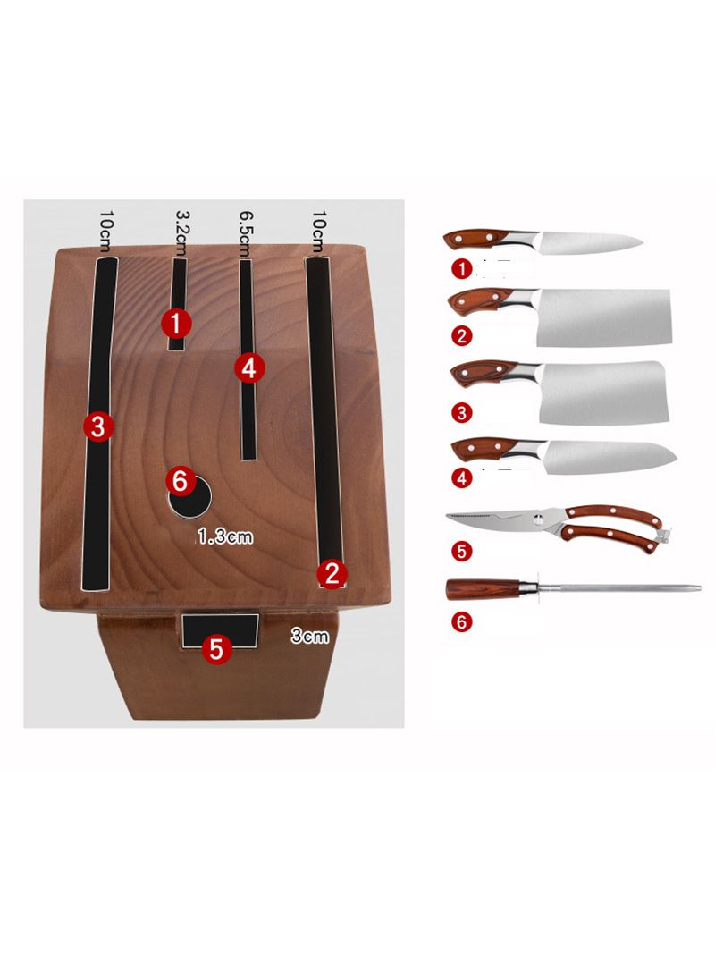 Подставка Для Ножей Деревянная