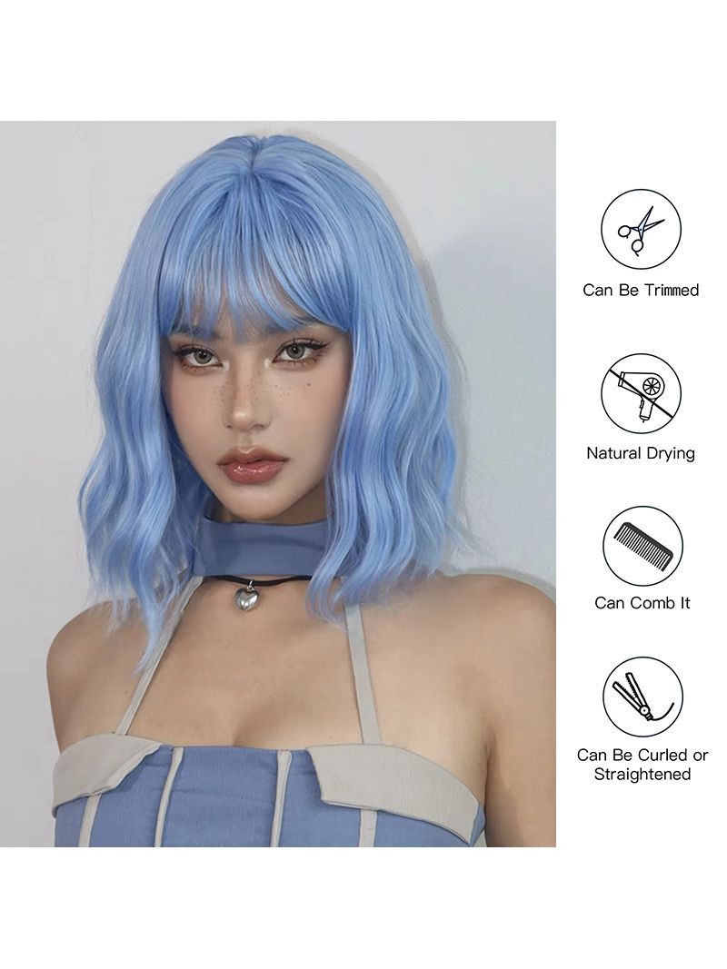 Голубой Парик
