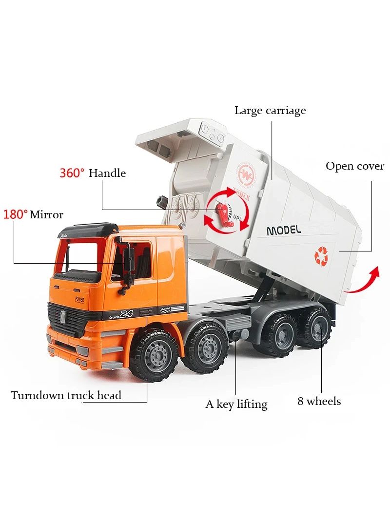 Мусоровоз Машинка С Контейнерами