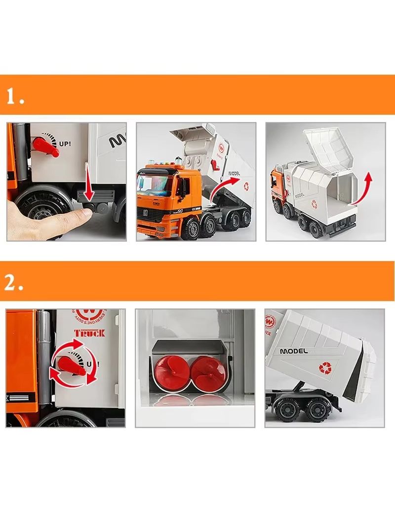 Мусоровоз Машинка С Контейнерами