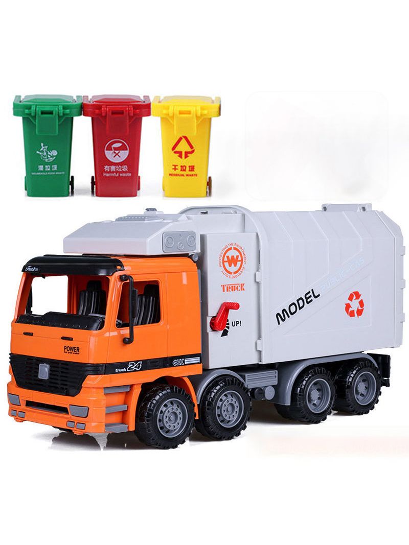 Мусоровоз Машинка С Контейнерами