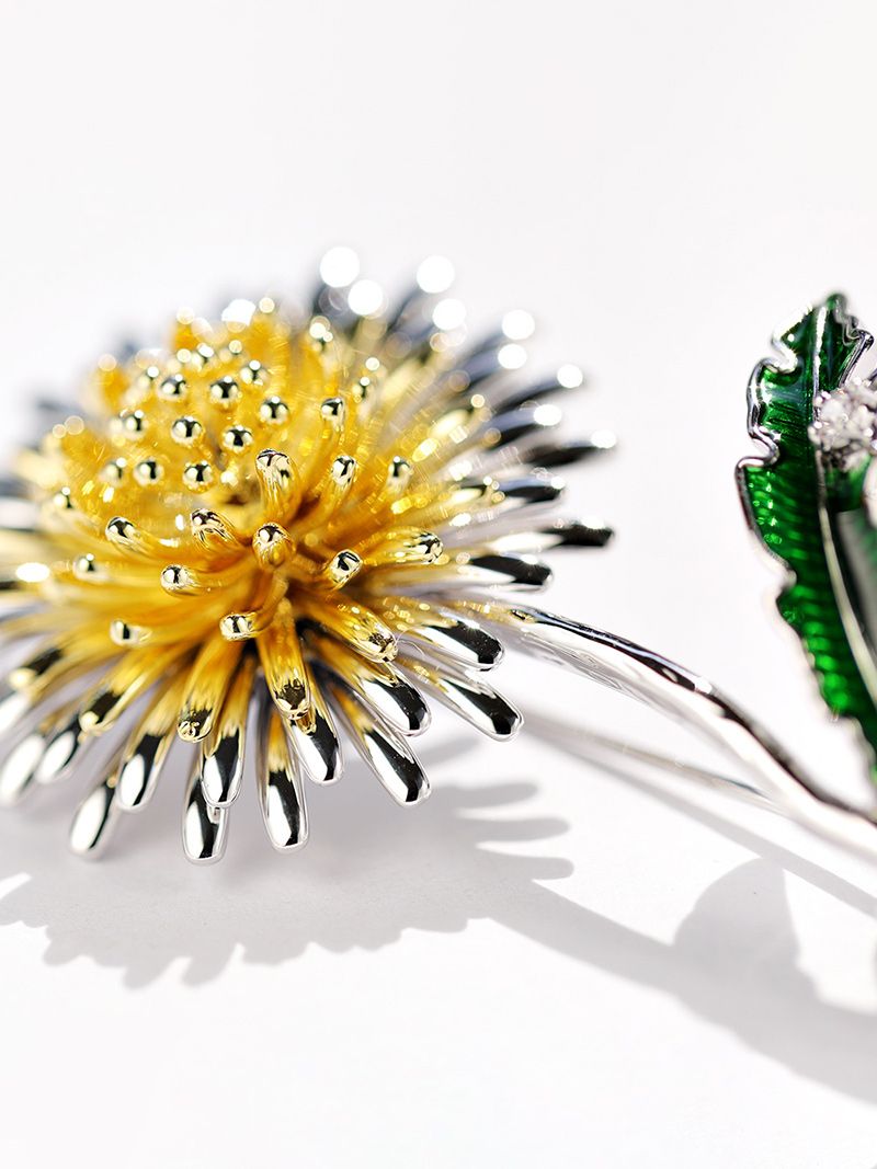 Брошь Одуванчик Пушистый
