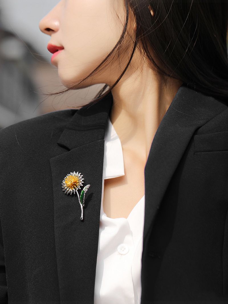 Брошь Одуванчик Пушистый