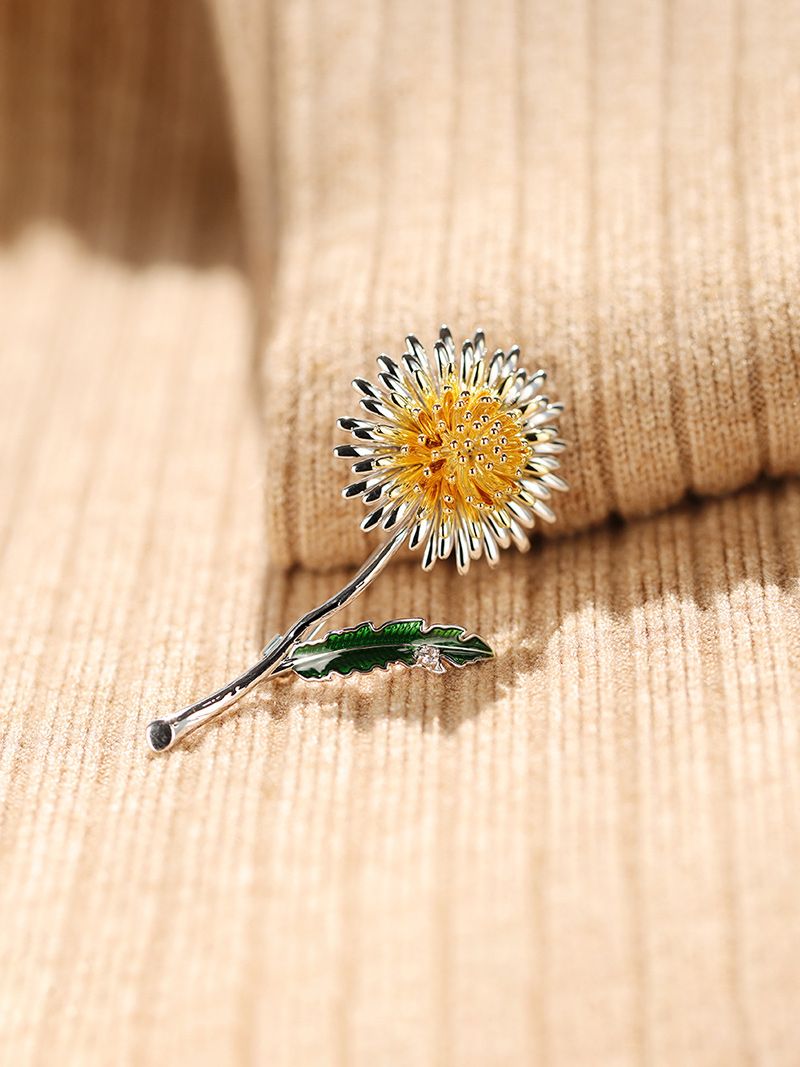 Брошь Одуванчик Пушистый